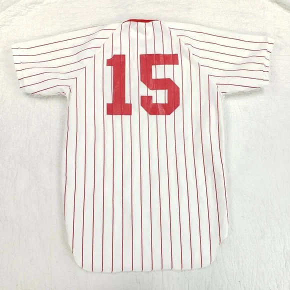 Vtg 60s St Louis Cardinals McCarver USA Made Jersey Southern Athletic Pinstripe - Picture 3 of 9